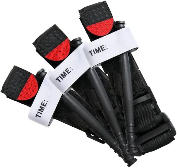 Tourniquets, 3 Pack Emergency Outdoor Military Combat Tourniquet, Single-Hand...