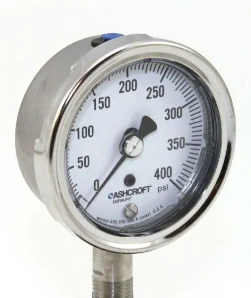 Ashcroft Gauge Pressure 0 psi