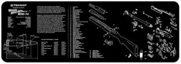 Beck Tek, Llc Ruger Mini 14 Gun Cleaning Mat