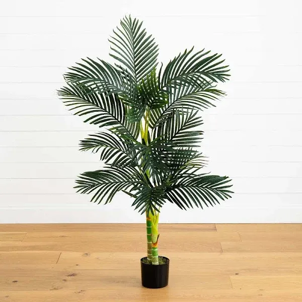 Nearly Natural Golden Cane Artificial Palm Tree