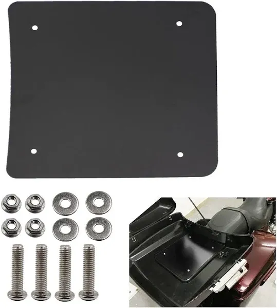 LAFORMO Tour Pack Plate for 2014+ Harley Touring Razor Chopped King Tour Pak