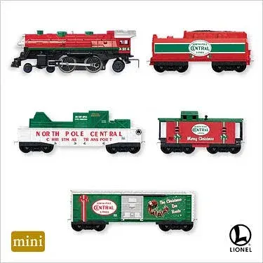 Hallmark Lionel North Pole Central Train Miniature Ornament