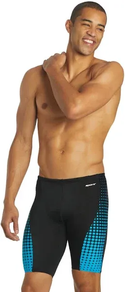 Sporti Molecule Splice Jammer Swimsuit 22-44 Blue/Black