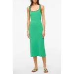 STAUD Paityn Green Midi Dresss