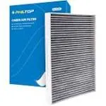 PHILTOP Cabin Air Filter, Replacement for CF12211 Q5 Q7 A4 A5 A6 Quattro SQ5 Q8 S4 S5 A7 Sportback RS5, Premium ACF080 Cabin Filter with Activated