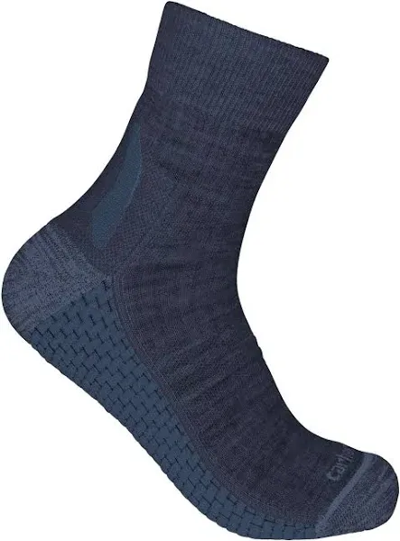 Carhartt Women's Force Grid Midweight Merino Wool Blend Quarter Socks