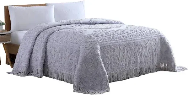 Beatrice Home Fashions Medallion Chenille Bedspread