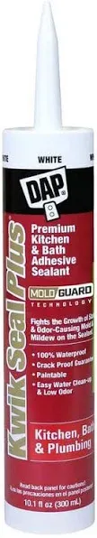 Dap Kwik Seal Plus 10.1 Premium Kitchen & Bath Adhesive