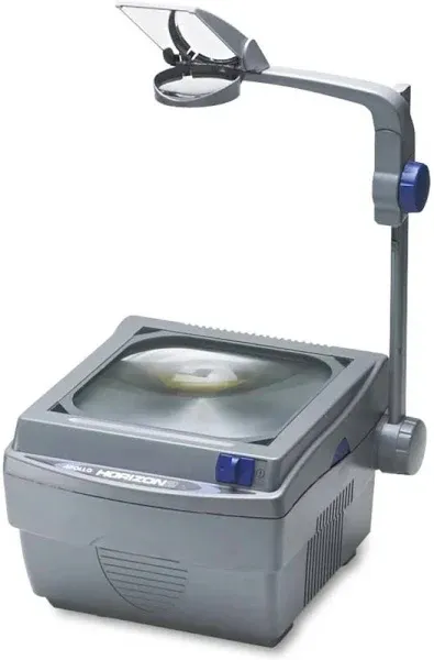 Apollo Horizon 2 Overhead Projector, 2000 Lumen Output, 10&#034; x 10&#034;, Open Head