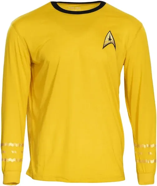 Star Trek Long Sleeve Halloween Costume T-shirt - Commander, Medical Sciences and Engineering