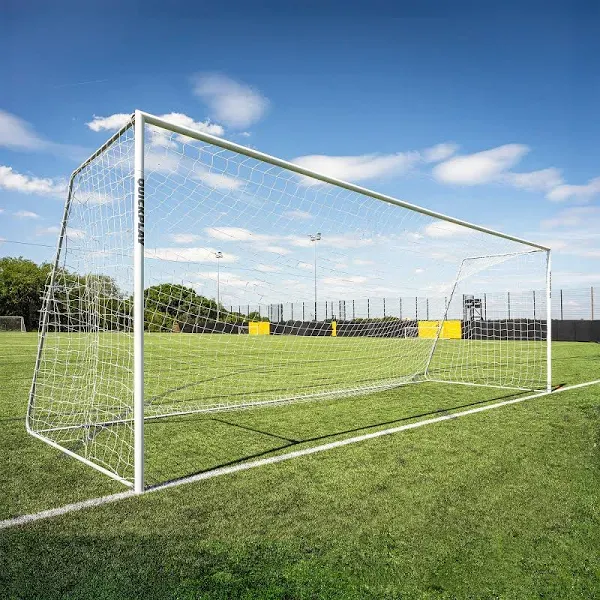 QUICKPLAY Pro Alu Match Soccer Goal Range | Premium Reinforced Aluminum Socce...