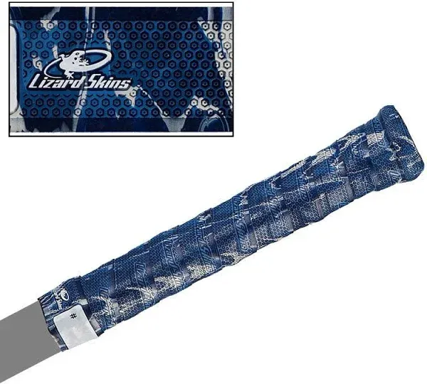 Lizard Skins 0.5mm Dura Soft Polymer Hockey Stick Grip Tape - Blue Camo