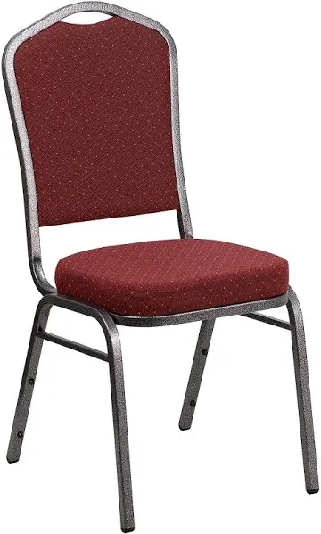 Hercules Series Crown Back Stacking Banquet Chair