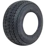 GTW Topspin 18x8.5-8 Sawtooth Golf Cart Street/Course Tire | 4 Ply, Black