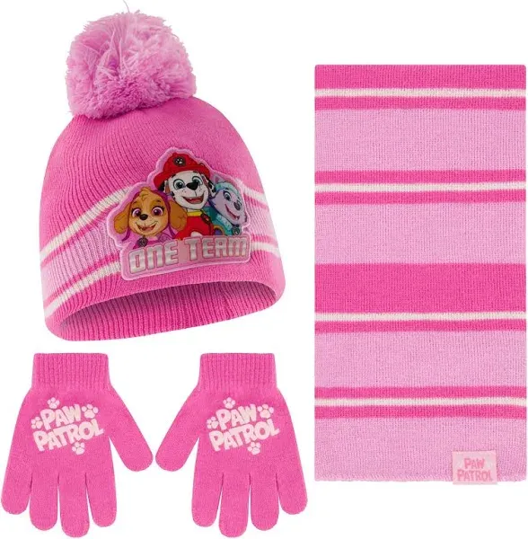 Nickelodeon Toddler Winter Hat, Scarf, and Mittens Set