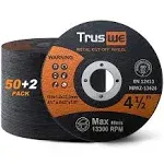 Cut Off Wheels 52 Pack,4 1/2 Inch,0.45 USD/Pack,Metal and Stainless Steel... 