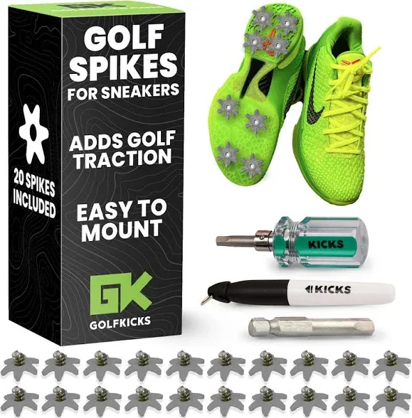 DIY Golf Shoe Spike Kit – Transform Your Sneakers into Golf Shoes – Fun Gift,...