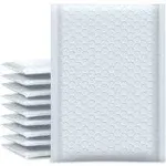 Bubble Mailers 6X10&#034; White 25 Pack Poly Padded Self Seal Adhesive Waterproof