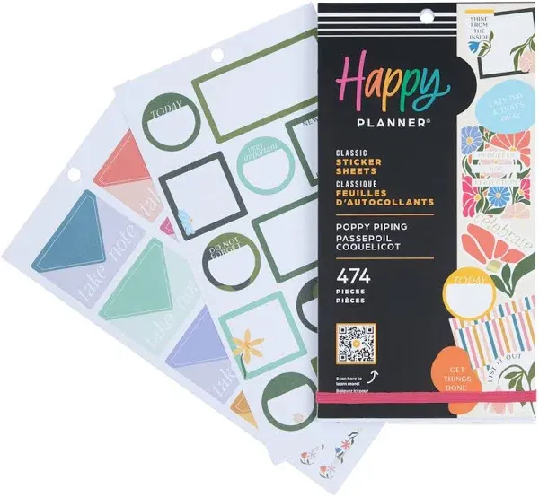 Poppy Piping - Value Pack Stickers