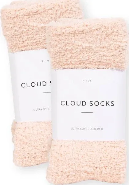 Fuzzy Sock For Women | Cozy Ultra-Luxe Cloud Sock For Women & Men | Warm & Cozy Fuzzy Unisex Sleep Socks | Super Soft Luxurious Fabric (Pink, 2 Pairs)