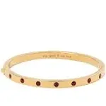 Kate Spade Set in Stone Hinged Bangle - Red