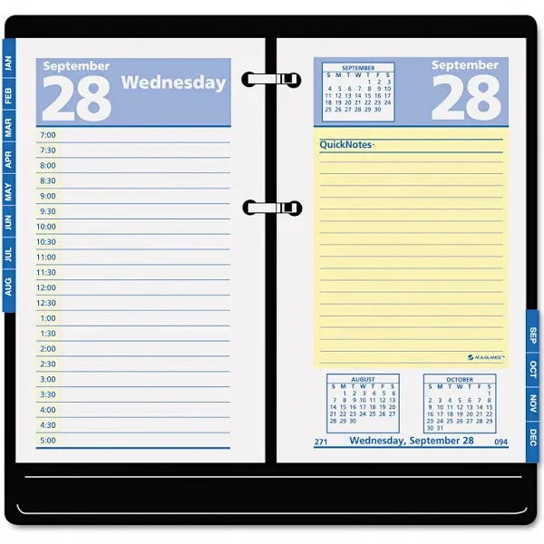 At-A-Glance QuickNotes Desk Calendar Refill