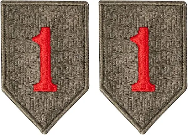 Patches for Clothes - Patches for Jackets 1st Infantry Division Foreign Made Patch Color Combat