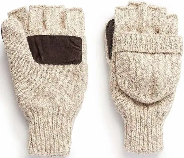 Hot Shot Insulated Ragg Wool Pop-Top Mitten