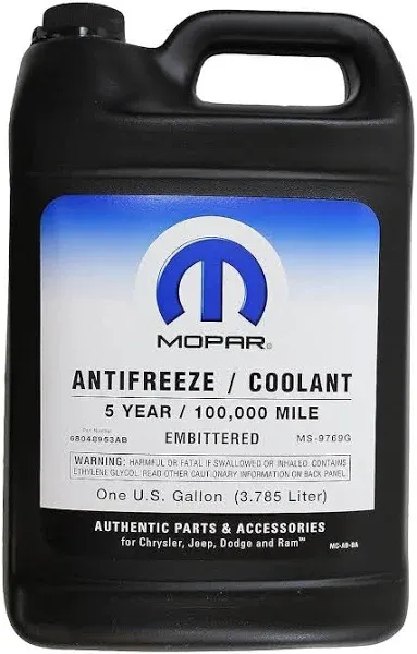 Mopar 68048953AC Engine Coolant / Antifreeze