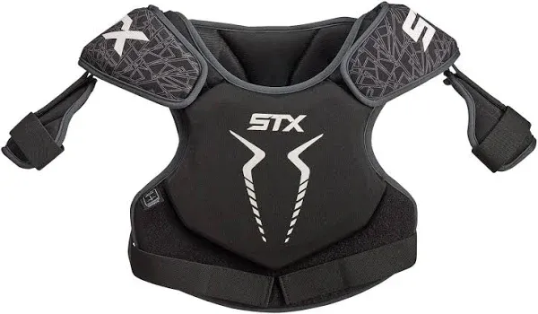 Used STX STALLION 75 Lacrosse Shoulder Pads Black XS 11749-S000175911