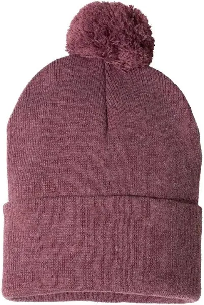 Sportsman Pom-Pom 12" Knit Beanie SP15