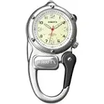 Dakota Silver Mini Clip Microlight Watch