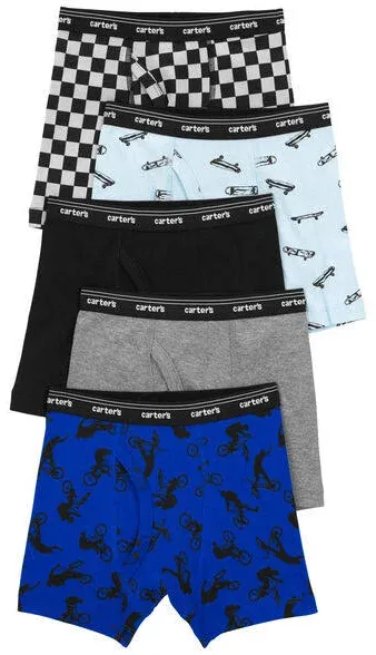 Carter's Boy's 5-Pack Cotton Boxer Briefs