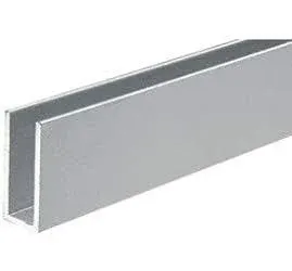 4 FT 3/4" H Channel Anodized Aluminum 6063 Alloy T-6 Temper