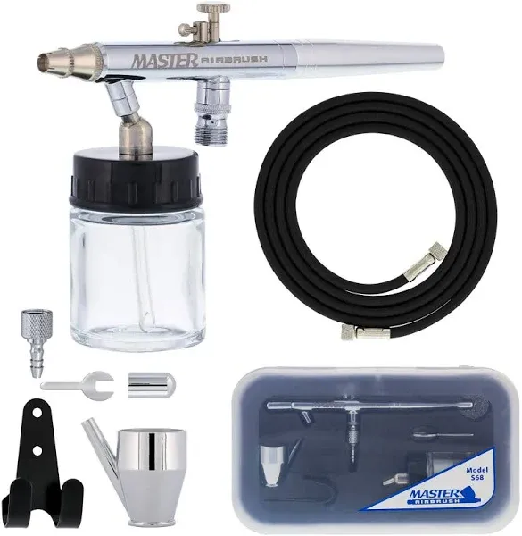 Master Performance S68 Multi-Purpose Precision Dual-Action Siphon Feed Airbrush