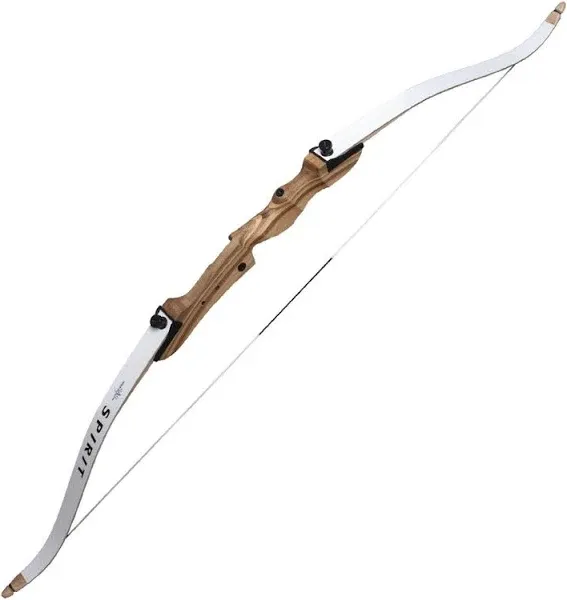 SAS Spirit Jr 54" Beginner Youth Wooden Archery Bow Takedown Kids Boy Girl Women Traditional Both Right Hand and Left Hand