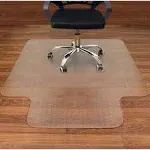 AiBOB 53 x 45 Inches Office Chair Mat for Hardwood 45 53 Inches, Clear