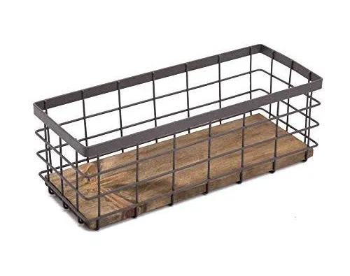 TIEYIPIN Small Metal Wire Storage Basket