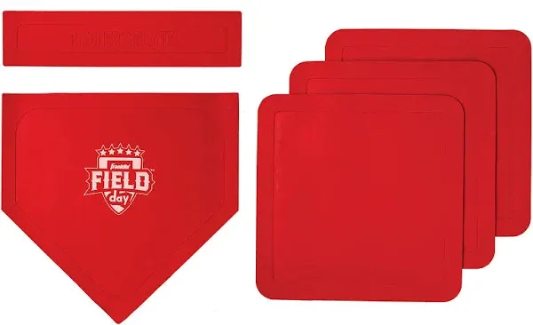 Franklin Sports Field Day Baseball Base Set - Throw Down Rubber Bases for...