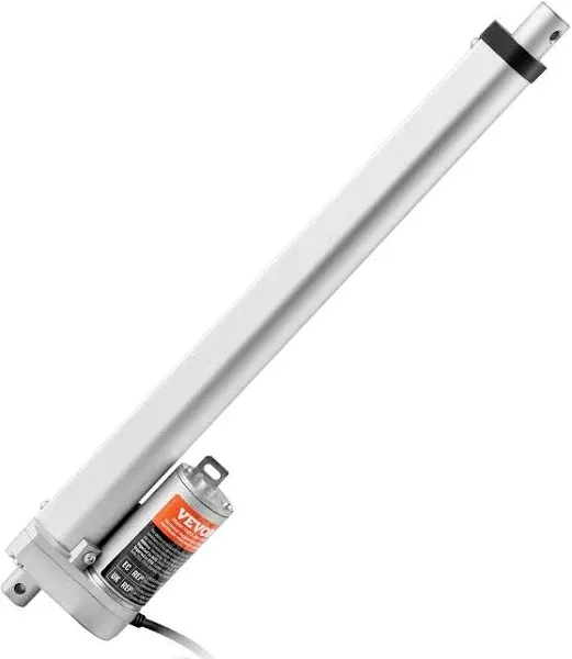 VEVOR 16 in. 12V High Load Linear Actuator with 330 lbs 1500N Linear