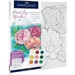 Watercolor Paint by Number - Bold Floral