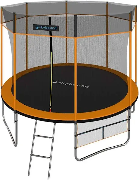 SkyBound 15ft Trampoline with Enclosure Net, Outdoor Trampoline for Kids and Adults