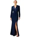 Adrianna Papell Tuxedo Gown - Midnight - Size 16