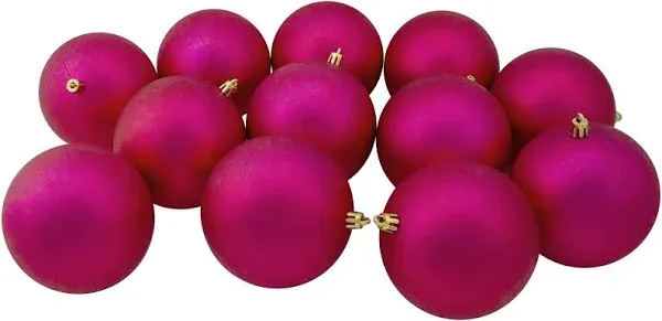 Northlight Shatterproof Matte Christmas Ball Ornaments