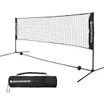 SONGMICS Portable Black Badminton Net