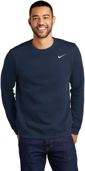 NIKE Custom Men's Club Fleece Crew