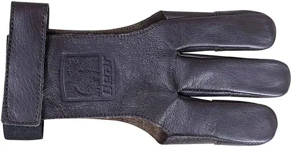 Bear Archery Leather 3 Finger Shooting Glove