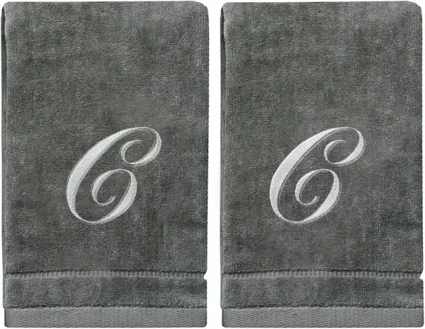 Creative Scents Monogrammed Towels Fingertip