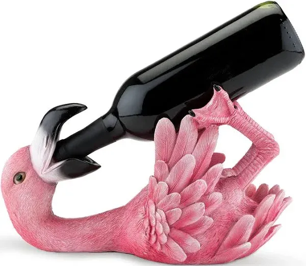 True Flirty Flamingo Wine Bottle Holder Set of 1