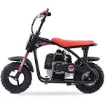 MotoTec Bandit 52cc 2 Stroke Kids Gas Mini Bike - Red